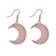thumbnail image 2 of Pendientes de luna, pendientes sencillos y de moda, rosa claro, 2 of 5