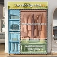 thumbnail image 5 of Tribesigns Free -Standing Wardrobe,  Heavy Duty Clothing Wardrobe Shelves Clothes Storage Organizer with Hanging Rail 6 Shelves Standing Garmen Rack for Bedroom, 5 of 6