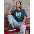 thumbnail image 2 of Flgith Attendant In The Water Shaped T-Shirt Women -Image by Shutterstock, Female XX-Large, 2 of 4