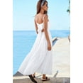 thumbnail image 3 of LASCANA Women's Ruffle Tie Back Maxi Dress Ruffles, 3 of 6
