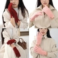 thumbnail image 2 of Giaone Thermals Insulated Gloves Women Winter Sports Cold Weather Cycling Driving, 2 of 18