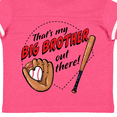 thumbnail image 4 of Inktastic That's My Big Brother out There Baseball Boys or Girls Toddler T-Shirt, 4 of 5