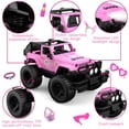 thumbnail image 4 of Auto Control Remoto Jeep Licencia DOUBLE E Escala 1:14 Rosa, 4 of 8
