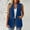 Blue, variant on Vest Tops For Women Sevevn Women's Fashion Solid Color Button Pocket Suit Coat Sleeveless Casual Coat/Jacket