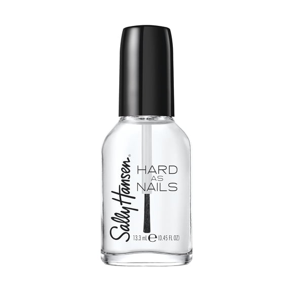 Sally Hansen Hard as Nails Nail Polish, Crystal Clear 0.45 oz (Pack of 3)