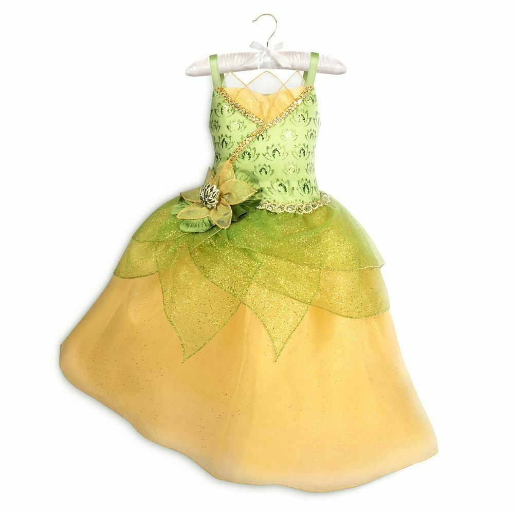 Disney Authentic Princess & the Frog Tiana Costume Dress Up Girls Size