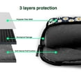 thumbnail image 4 of Lsque Daisy Floral Pattern Laptop Bag – Portable & Slim Single-Shoulder Computer Case with Adjustable Strap, Protective, Lightweight for 13”/14”/15.6” Laptops, 4 of 8