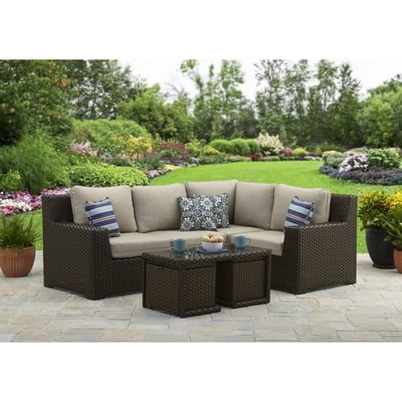 Better Homes and Gardens Weston Pointe 7 Piece Outdoor Sectional Set, Box 1 of 3