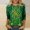 Green, variant on HOMBOM Womens Shamrock Shirts Irish Graphic Tees Trendy Holiday Green St.Patrick's Day 3/4 Sleeve Tshirts for Ladies