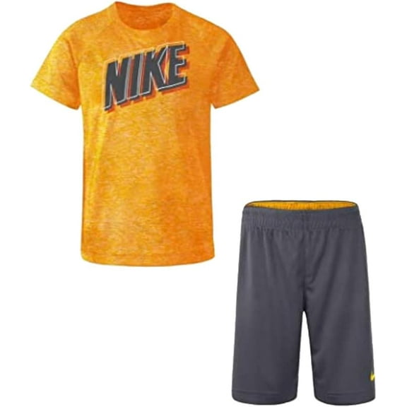Nike Kids Boy's Sport Short Sleeve Tee & Shorts Set