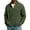Army Green, variant on Men's Long Sleeve Waffle Knit Button Down Lapel Business Casual Solid Color Shirt for Spring Fall Trendy Wear,Army Green,L