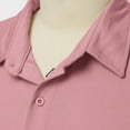 thumbnail image 6 of kamemir Men's Short Sleeve Oxford Shirt Regular Fit Button Down Collar Shirts with Pocket(Pink,M), 6 of 6