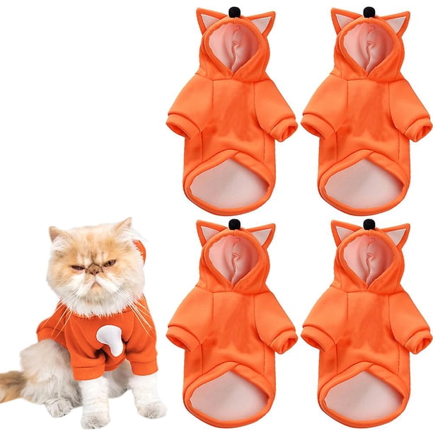 Blue 4 Piezas De Ropa Para Perros Ropa De Dos Piezas Con Capucha Para Mascotas Ropa Linda Para Perros Xs