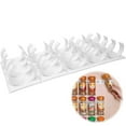 thumbnail image 1 of 4Pcs Spice Clips,Clip Strip Cabinet Rack Mounted Storage Cabinet Door Spice Bottle Hanging Clip For Cabinet Doors, 1 of 8