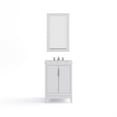 thumbnail image 2 of Water Creation Elizabeth 24" Wood Single Bathroom Vanity in Pure White/Chrome, 2 of 7
