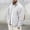 White, variant on Men's Lightweight Jacket Regular Fit Cable Knit Full Zip Stand Collar Sweater Jackets with Pockets Khaki Size S