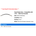 thumbnail image 2 of Front Brake Hose - Compatible with 1975 - 1980 Ford Granada 1976 1977 1978 1979, 2 of 2