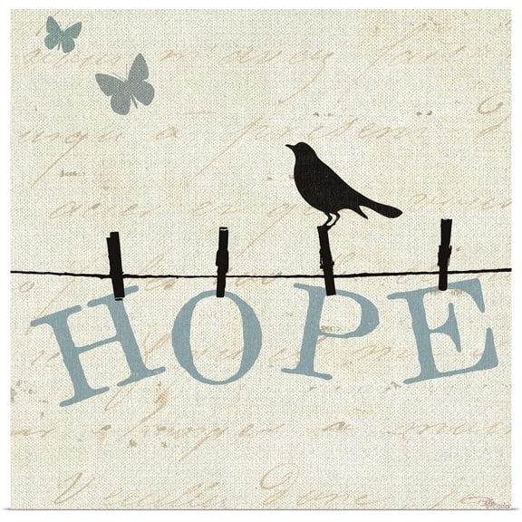 Great BIG Canvas | Rolled Pela Studio Poster Print entitled Bird Talk I