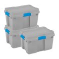 thumbnail image 1 of Sterilite Bac de Rangement Empilable 30 Gal avec Couvercle, 3 Pack, 1 of 12
