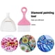 thumbnail image 3 of Bandeja Almacenamiento Pinceles Hugtrwg Rosa Herramienta Limpieza Diamantes rotos, 3 of 9