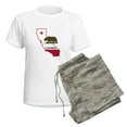 thumbnail image 5 of CafePress - CALI STATE W BEAR Pajamas - Women's Short Sleeve Print T-Shirt and Pants Light Cotton Pajama Set, 5 of 7