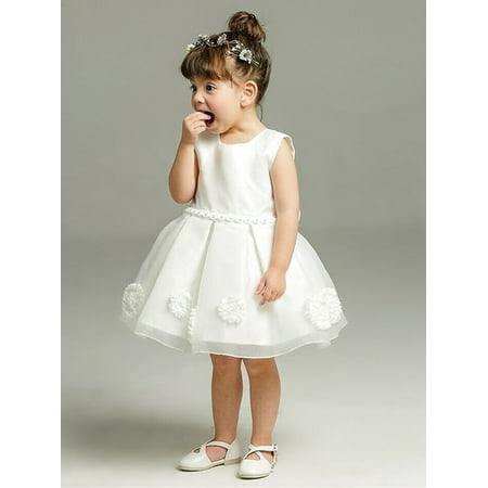 

Huakaishijie Kids Baby Flower Girl Dress Bowknot Party Pageant Gown Dresses Wedding Birthday 0-24 Months