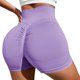 thumbnail image 1 of Pantalones cortos de entrenamiento para mujer con efecto lifting - Pantalones cortos sin costuras con entrepierna de 3,6/4,5/6 pulgadas - Ropa de gimnasio con cintura baja acanalada y transpirable, 1 of 4