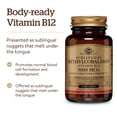 thumbnail image 4 of Suplemento Solgar de metilcobalamina y vitamina B12, 5000 mcg, 60 unidades, 4 of 8