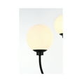 thumbnail image 4 of Living District Nyomi 42" 4-Light Metal/Glass Chandelier in Black/White, 4 of 8
