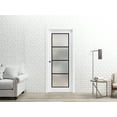 thumbnail image 5 of Slab Barn Door Panel 32 x 80 inches | Planum 2132 White Silk Frosted Glass | Sturdy Finished Interior Doors | Pocket Closet Sliding, 5 of 6
