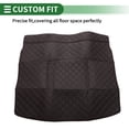 thumbnail image 3 of Tapete de forro de carga Unique Bargains para maletero trasero para Honda CRV 2023-2024 EV XPE Cuero de microfibra Negro Cara plana Patrón circular 3D, 3 of 7