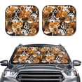 thumbnail image 2 of Easygdp Dogs Different Breeds for 2 PCS Foldable Car Sun Shade Front Windshield Sun Protection Cover for Car, SUV, Truck-Medium, 2 of 6