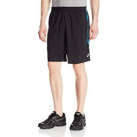 Asics Men s Shosha 9 Mesh Short Black/Mediterranean Large