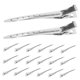 thumbnail image 5 of HEALEEP 20Ud Pinzas Para Peluquería De Hierro Plateado Con Superficie Para, 5 of 7