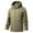 Khaki, variant on Stamzod Outdoor Athletic Raincoat for Men Solid Color Long Sleeve Waterproof Rain Jacket Men Casual Outerwear Plus Size Windbreaker Jackets for Men Black XXXXXL
