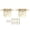 Gold, variant on Nieyigj RV Cabinet Hinge 1/2in Overlay Self Closing Hardware for Boat Bathroom Kitchen, Gold, 2 Pack (4.33 inches / 11 cm)