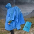 thumbnail image 4 of HUGFEGWE Poncho de Pluie à Capuche pour Usage Extérieur, Veste de Pluie Réutilisable pour Randonnée et Voyage U2537-27353, 4 of 7