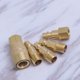 thumbnail image 1 of unbranded 5Ud Conector De Latón 1/4 Npt Para Equipos De Aire Golden, 1 of 8