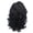Black, variant on Blonde Wig with Bangs for Women, Long Curly Synthetic Wig with Blonde Highlights Heat Resistant Wigs(Black-1,One Size)