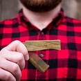 thumbnail image 4 of Peine plegable de madera para barba Striking Viking, 4 of 8