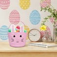thumbnail image 4 of Personalized Easter Basket - Dienrx Easter Basket, Easter Bunny Baskets with Handle, Baby Gift Baskets, Egg Buckets Gifts Tote Bags Egg Hunt Basket for Kids, Boys, Girls, Toddler, Babies, Infant, 4 of 8