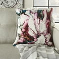 thumbnail image 4 of Nourison Sofia Watercolor Flower Multicolor 18" x 18" Throw Pillow, 4 of 5
