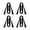 Black, variant on Car Modification Door Closure Interior Sound Insulation Damper Seal Pad Damping Protectors for Car SUV