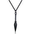 thumbnail image 5 of Personality Cross-Border DLY Supply Europe and America Ornament Simple Glossy Egypt Anka Spearhead Pendant Men s Necklace, 5 of 5