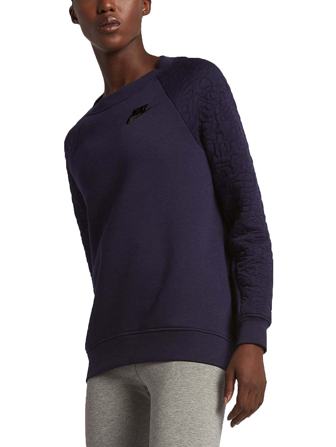 Nike Women's Sportswear Rally Sweatshirt-Purple - Walmart.com