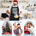 thumbnail image 6 of sidao Funny Aprons for Men, BBQ Chef Apron Funny Gifts for Men Birthday Christmas Gifts for Dad, Papa, Husband, 6 of 6