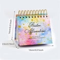 thumbnail image 2 of Motivational Desk Calendar, Standing Flip Perpetual Desk Calendar with Inspirational Quotes - Page a Day Positive Daily Affirmations - Desk Decor for Office/School Home, Desk Accessories B, 2 of 5