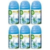 Air Wick Freshmatic Refill Fresh Waters Automatic Air Freshener Spray 6.2 Ounce, 6 Pack