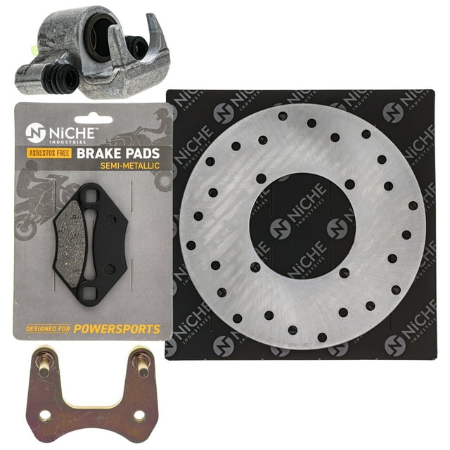 Niche Rear Right Brake Rotor Caliper Pad Kit for Polaris ATP 330 500 5244882 MK1007912