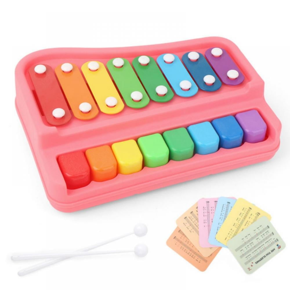 Winter Savings Clearance! SuoKom 2 In 1 Baby Piano Xylophone Toy For  Toddlers 1-3 Years Old, 8 Multicolored Key Keyboard Xylophone Piano,  Preschool Educational Musical Learning Instruments Toy 
